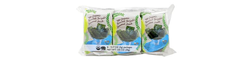 Organic Roasted Teriyaki Seaweed Snacks