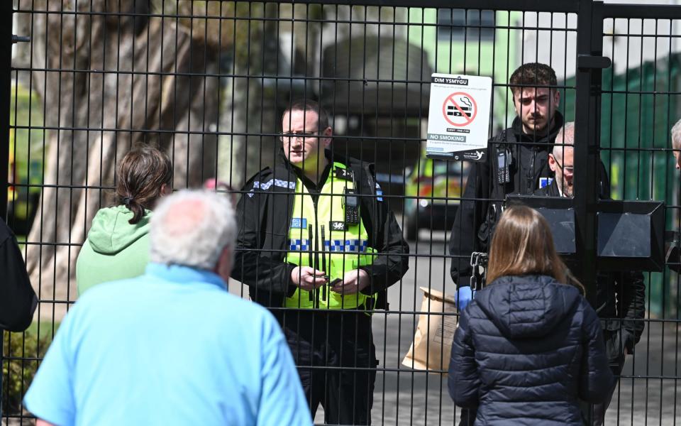 Police at the school