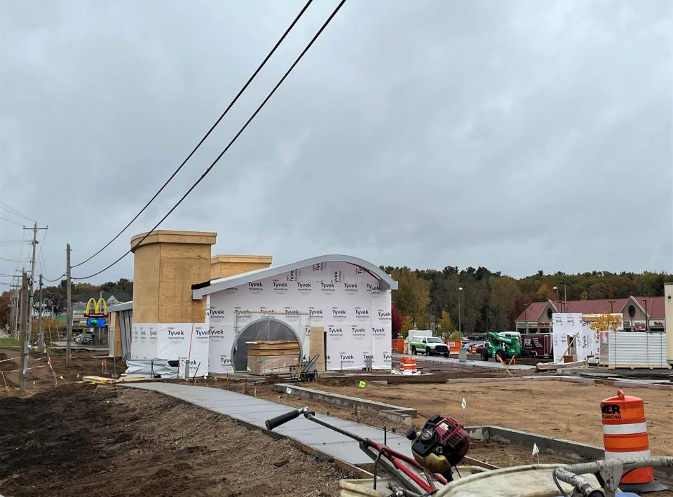 Construction started in May to build a Tommy's Express Car Wash on Division Street in Stevens Point. The car wash is on track to open in the first or second quarter of 2023.
