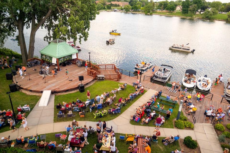 The Knights on the Fox concert series at St. Norbert College offers music lovers a scenic view of the Fox River.