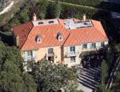 Aerial view of Heidi Klum and Seal's home in Beverly Hills, California.