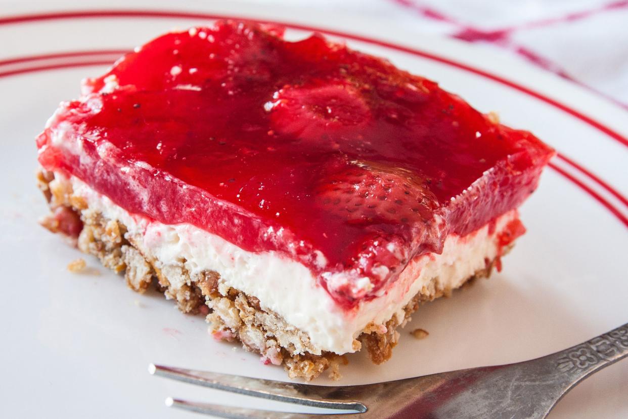 Cran-Raspberry Jell-O Salad