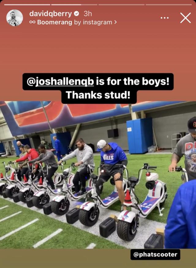 Here's What Josh Allen Got His Friends For Christmas