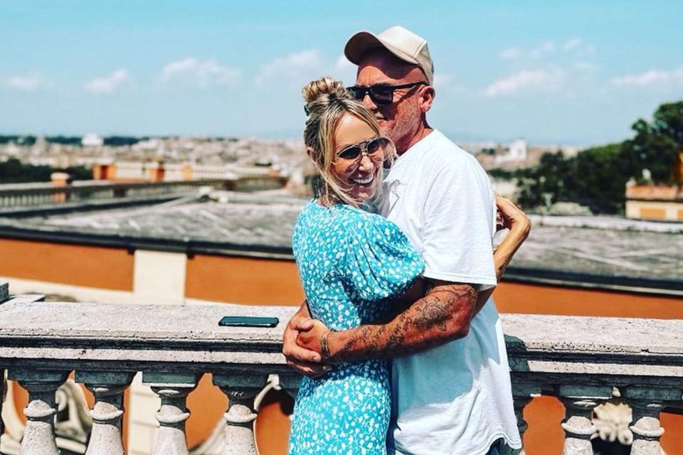 <p>Tish Cyrus/Instagram</p> Tish Cyrus and Dominic Purcell