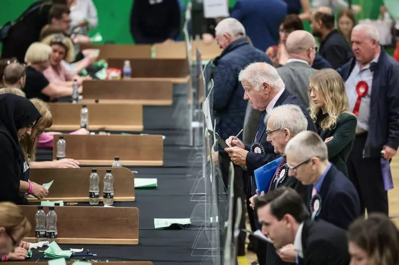 The Local Election count gets underway in Bury.