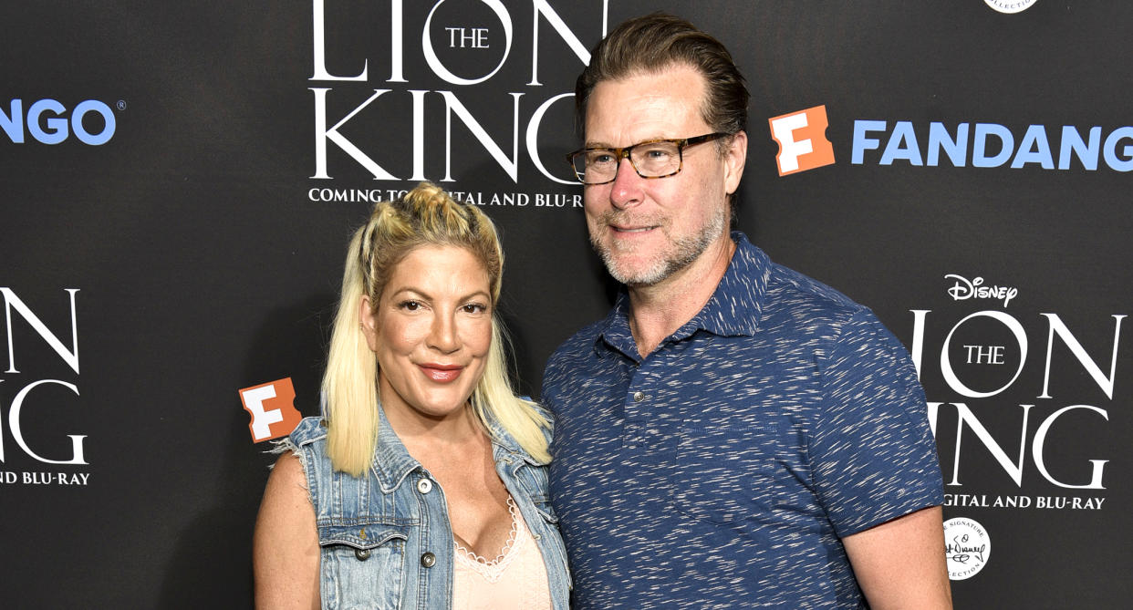 Tori Spelling and husband Dean McDermott in August 2017. (Photo by Rodin Eckenroth/WireImage)