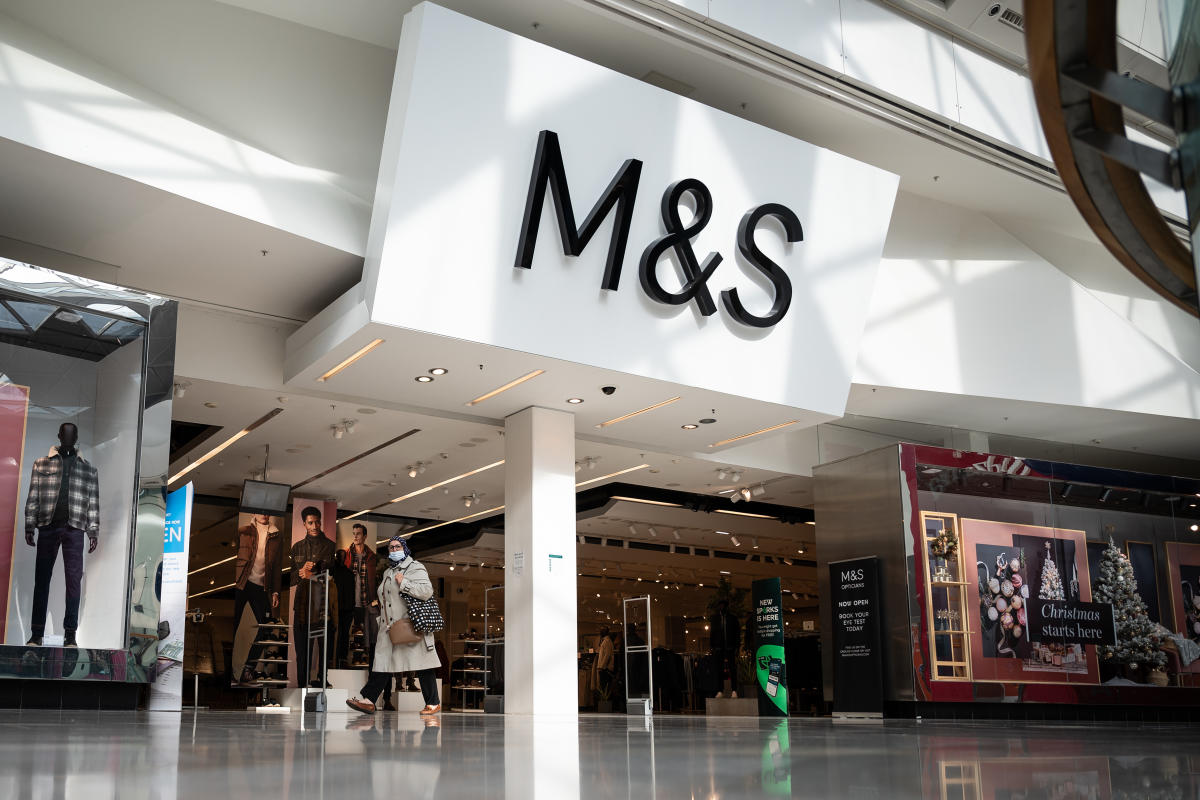 M&S returns to FTSE 100 on food and clothes boost