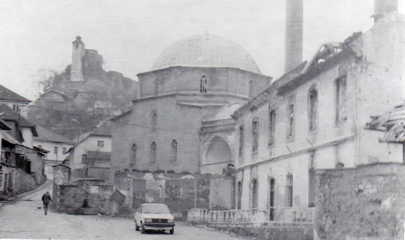 An old part of Maglaj that was destroyed by the Bosnian War is seen, Bosnia and Herzegovina