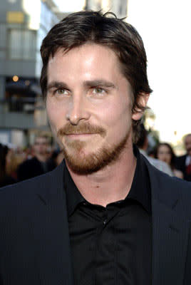 Christian Bale at the Hollywood premiere of Warner Bros. Pictures' Batman Begins