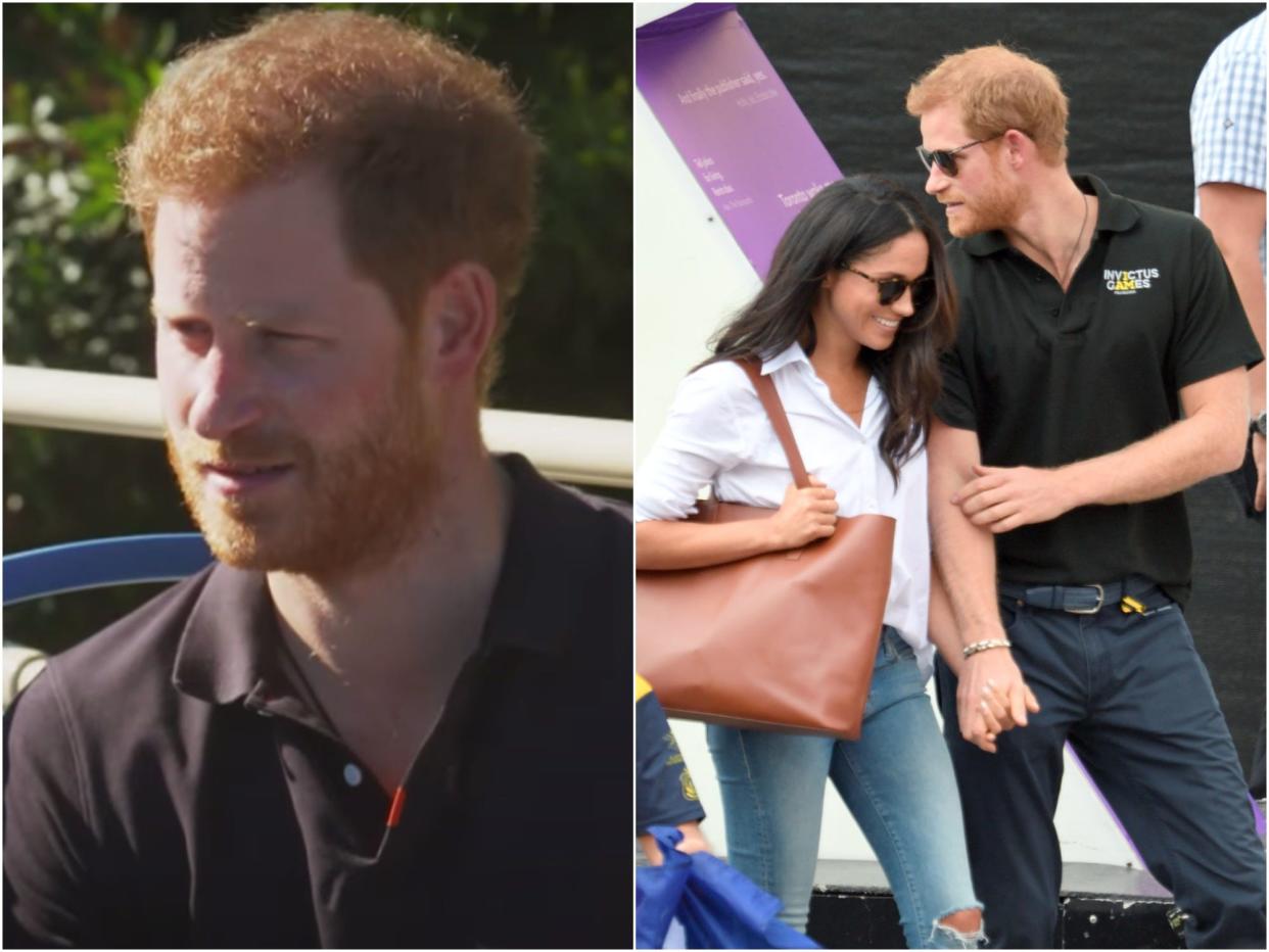 prince harry on james corden, harry and meg