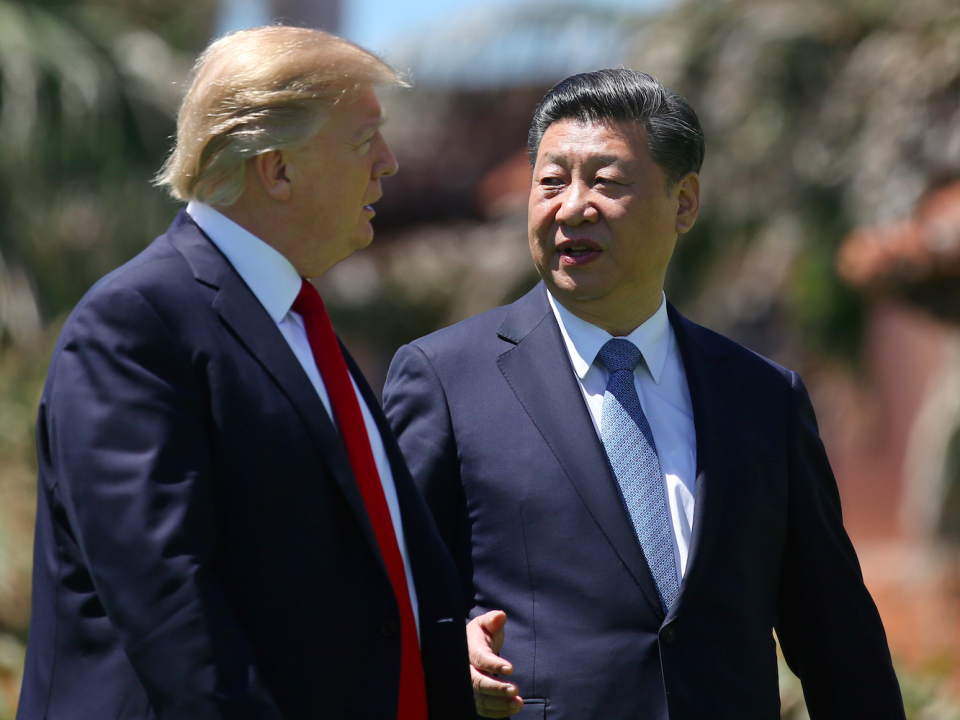 Donald Trump Xi Jinping