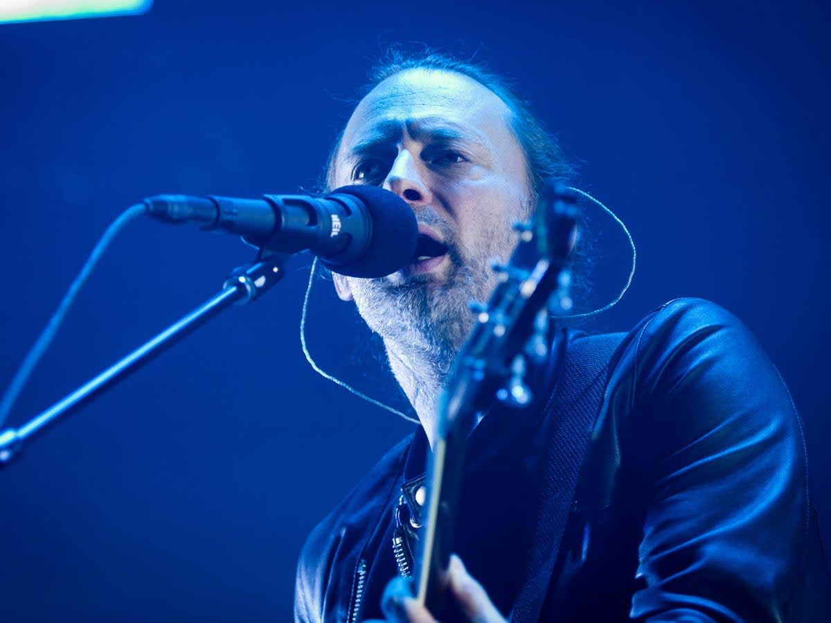 Thom Yorke has condemned ‘spineless’ decision to reject visa-free touring deal (PA)