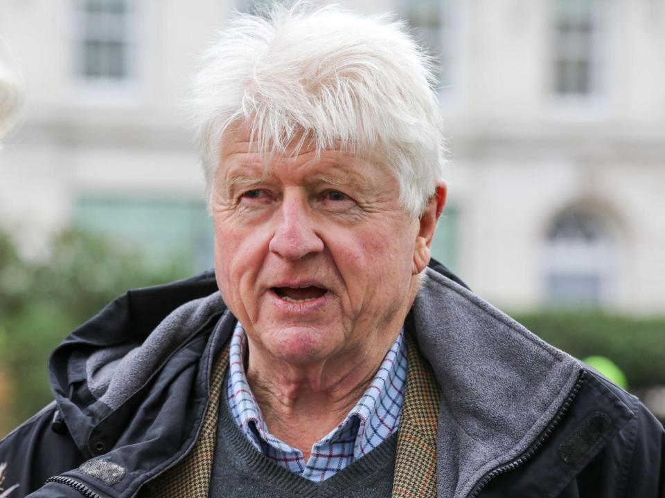 Stanley Johnson said Highclere’s struggles are a stark reminder of the problems of leaving Europe (Rex)