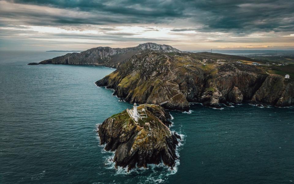 The coastline of Anglesey is a dramatic one