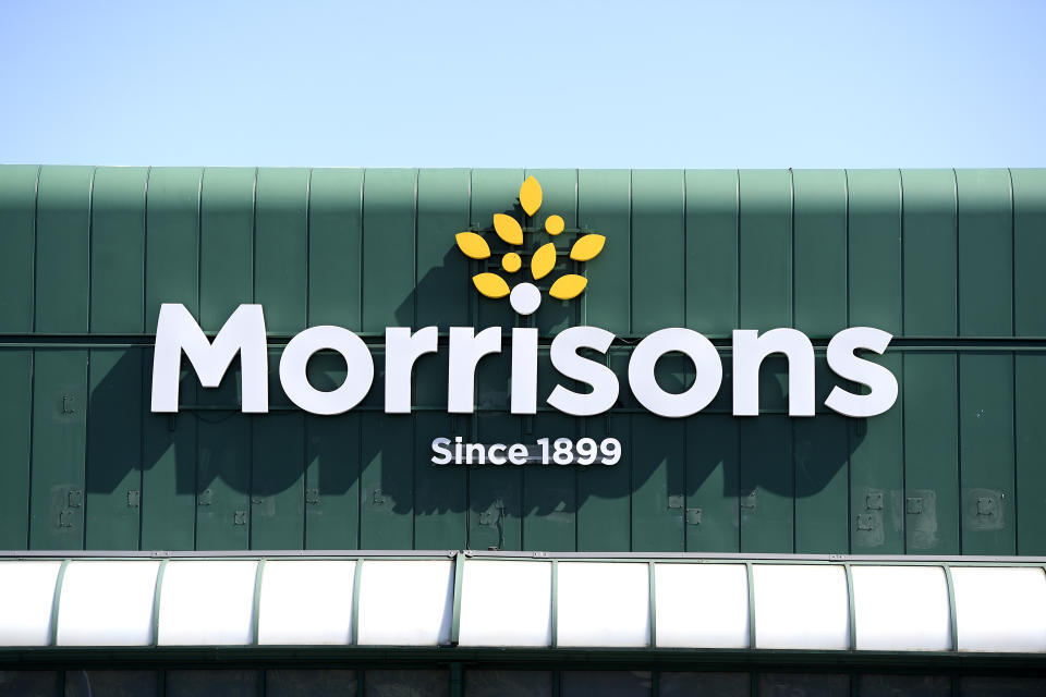 BRADFORD, ENGLAND - MAY 06: A general view of a Morrisons supermarket on May 06, 2020 in Bradford, England. The UK is continuing with quarantine measures intended to curb the spread of Covid-19, but as the infection rate is falling government officials are discussing the terms under which it would ease the lockdown. (Photo by George Wood/Getty Images)