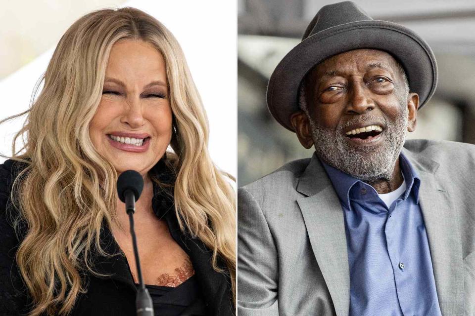 <p>Amanda Edwards/Getty (2)</p> Jennifer Coolidge and Garrett Morris