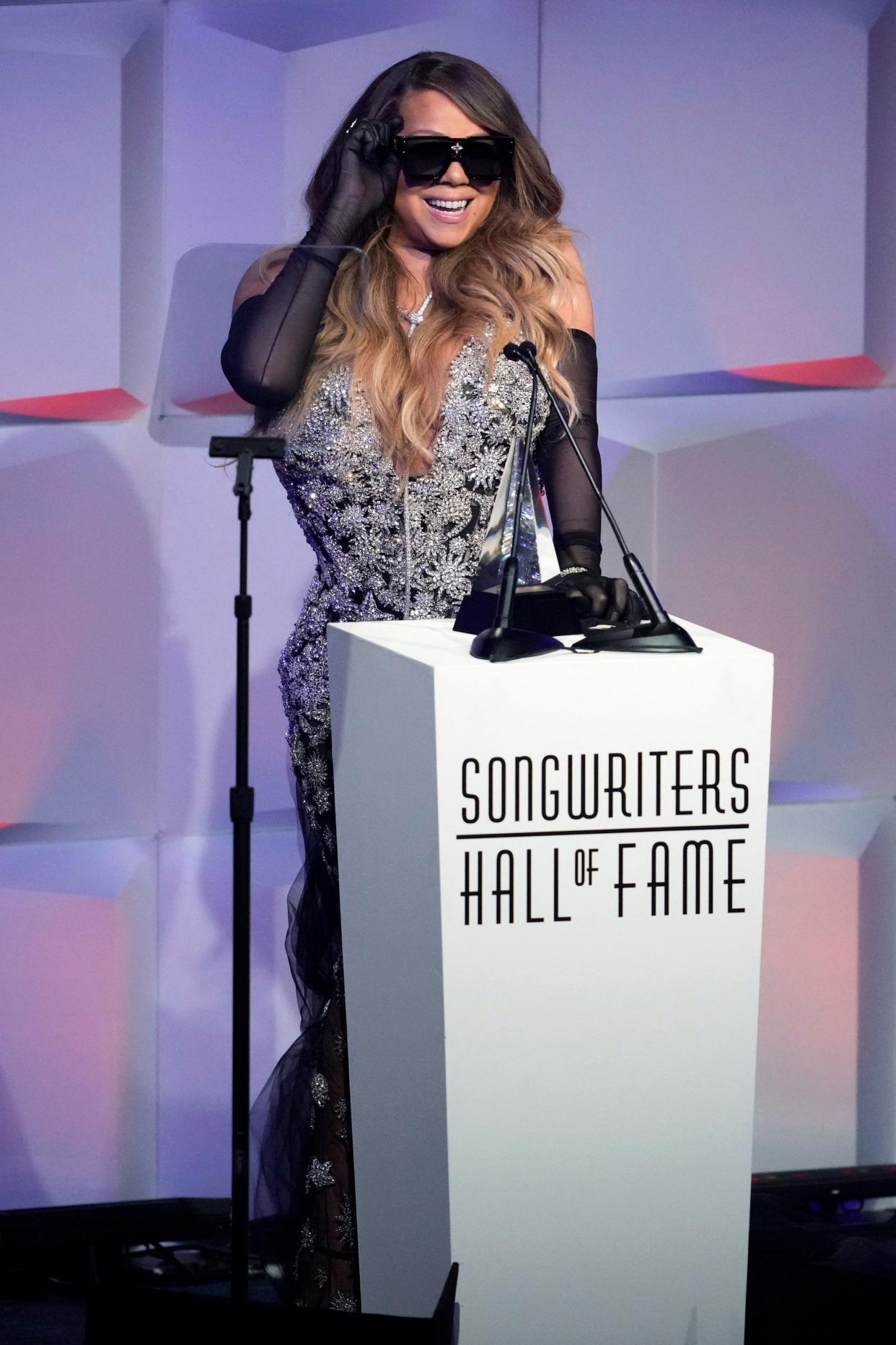 Mariah Carey's songwriting was honored at her 2022 induction into the Songwriters Hall of Fame in New York. The multi-platinum superstar known for her pop hits recently shared more details about the grunge-rock album she recorded in 1995.