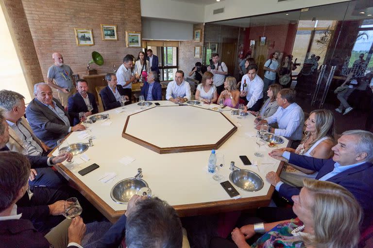 Los jefes de Juntos por el Cambio participaron de la Fiesta de la Vendimia