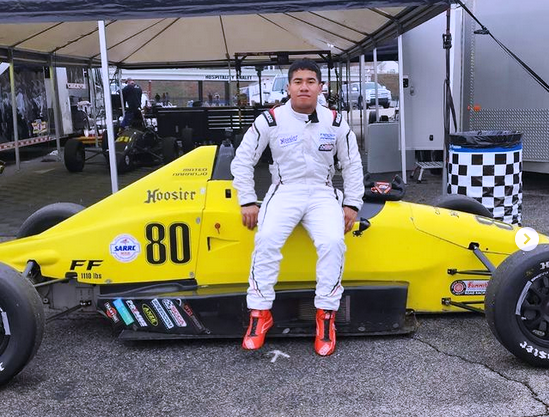Edwards native Sebastian Mateo Naranjo, 16, with his 2013 Mygale SJ13 race car he's earned four trips to the podium with in 2023 on the Formula Race Promotions F1600 Series circuit.