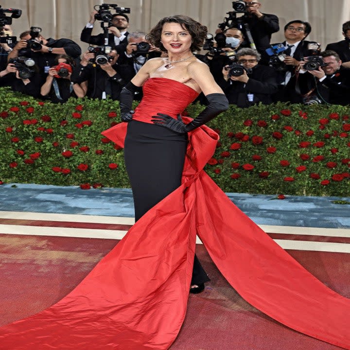 Shalom Harlow at the 2022 Met Gala