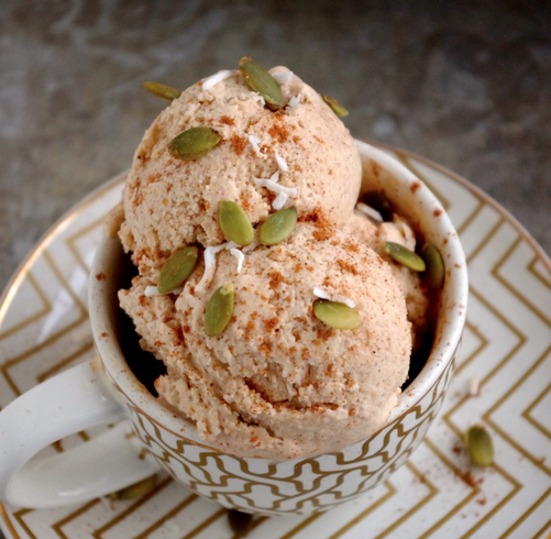 Coconut Pumpkin Pie Ice Cream