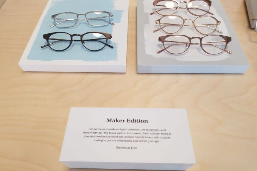 <b>Photo: Angelo R./<a href="https://www.yelp.com/biz_photos/warby-parker-miami?utm_campaign=0af21dd1-7d6a-4a83-9453-08a7bda4cf57%2C056065b8-6250-470b-941b-79d59930e3b4&utm_medium=81024472-a80c-4266-a0e5-a3bf8775daa7" rel="nofollow noopener" target="_blank" data-ylk="slk:Yelp;elm:context_link;itc:0;sec:content-canvas" class="link ">Yelp</a></b>