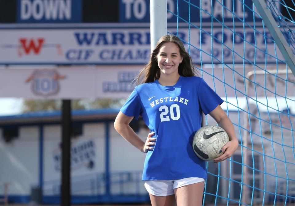 Westlake High School senior Tatum Wynalda has committed to Pepperdine, where her uncle, Tim Ward, has been the head coach since 1998.