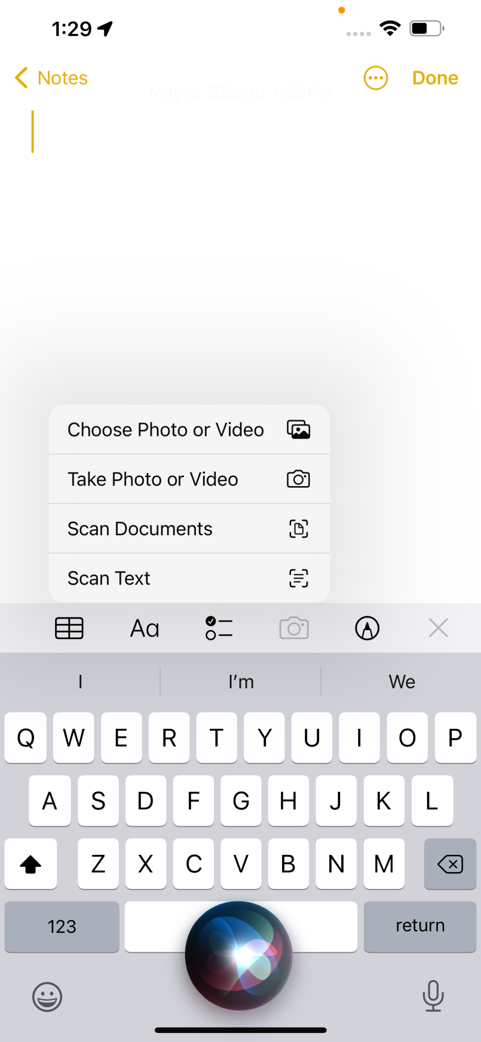 To digitally import text using your iPhone’s Notes app, simply hover your camera lens over the desired text and it will magically appear as a Notes document.