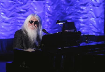 Inductee Leon Russell performs during the Songwriters Hall of Fame awards in New York June 16, 2011. REUTERS/Lucas Jackson