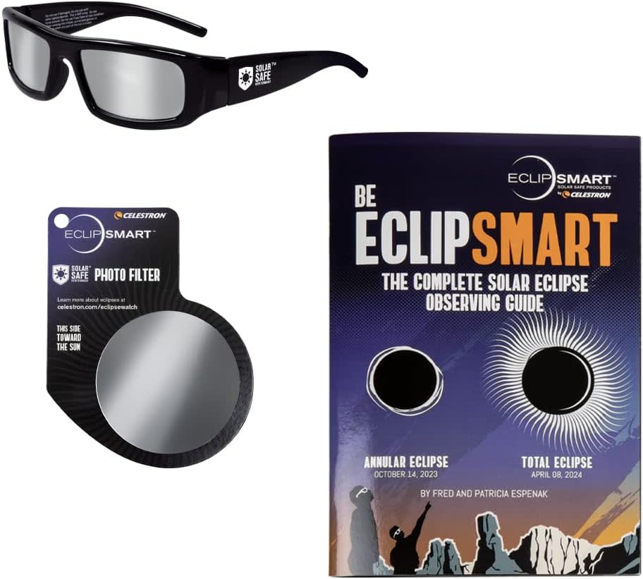 Celestron 3-Piece EclipSmart Safe Solar Observing & Imaging Kit