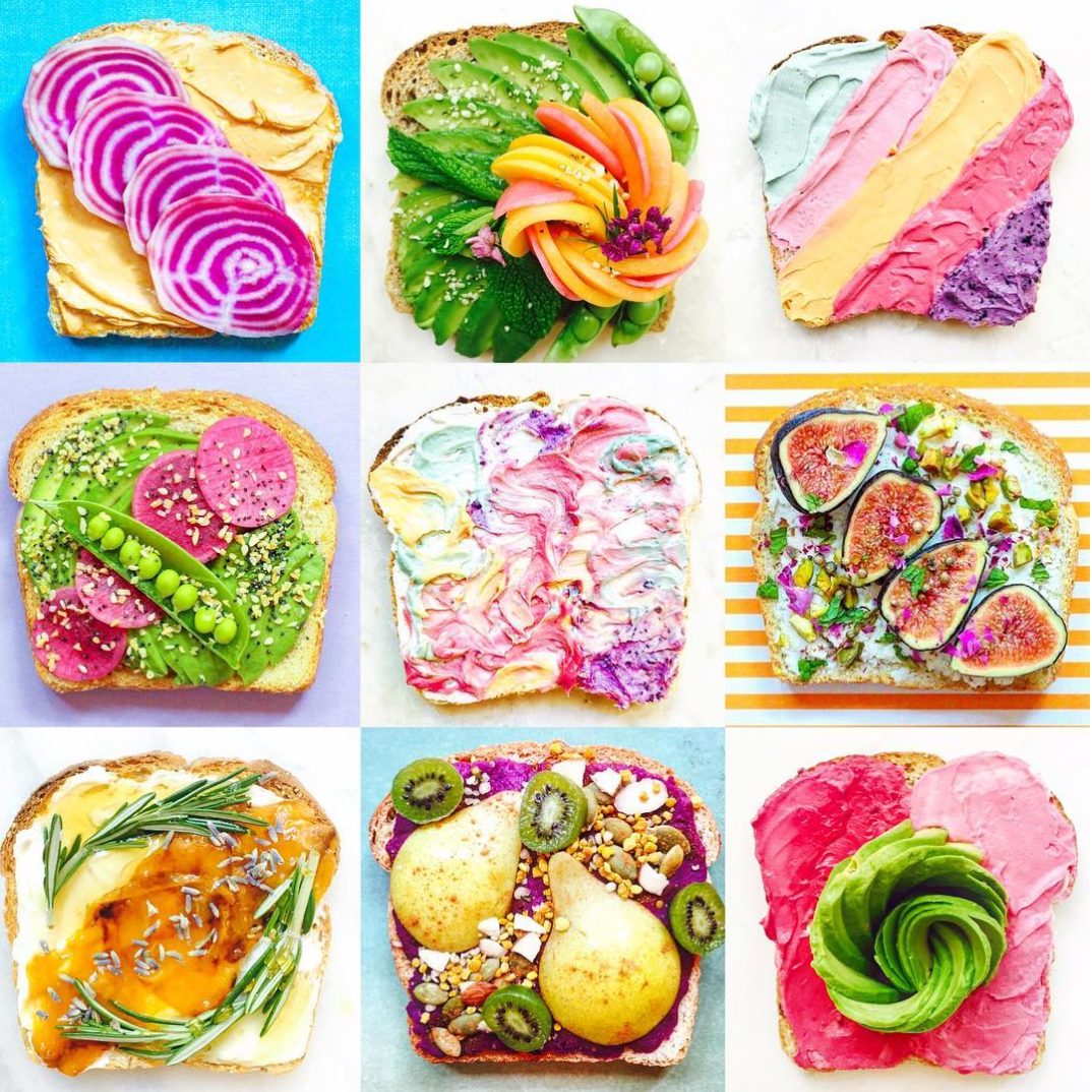This gorgeous Instagram feed turns toast into works of art, and we are both hungry *and* amazed