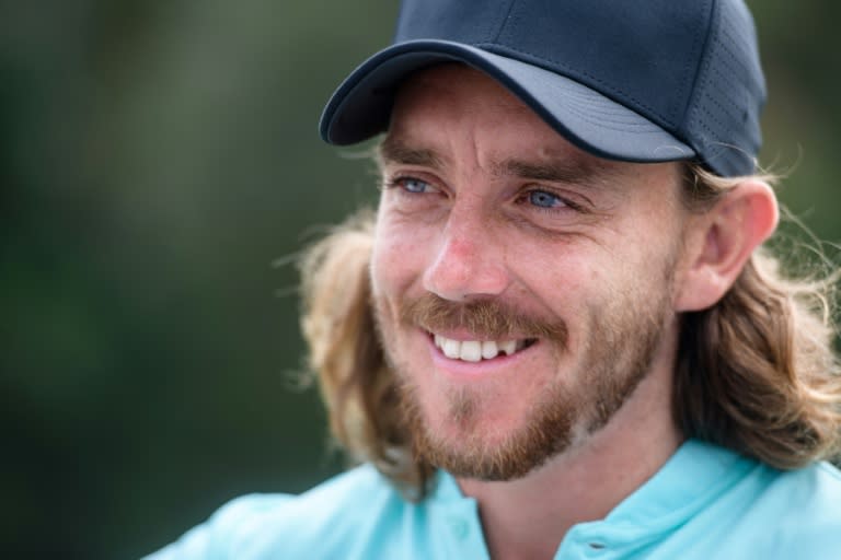 Tommy Fleetwood of England speaks with AFP ahead of the UBS Hong Kong Open tournament, at the Hong Kong Golf Club, on November 22, 2017