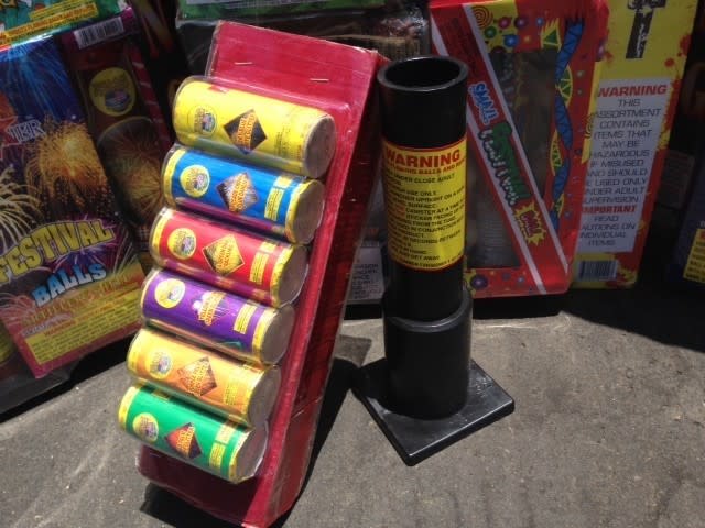 Police confiscated more than 1,000 pounds of fireworks in Long Beach.