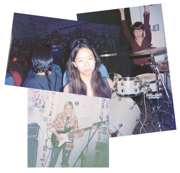 The author (top left) and her Debbie Downer Disco bandmates in Brooklyn, New York. (Photo: Tiffany Tso)