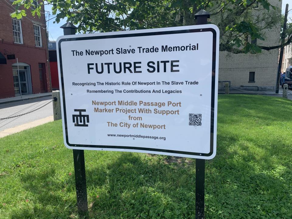Liberty Square in Newport is the site of the proposed Rhode Island Middle Passage Port Marker.