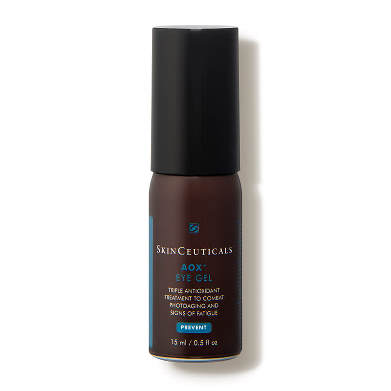 <p><strong>SkinCeuticals</strong></p><p>dermstore.com</p><p><strong>$95.00</strong></p><p><a href="https://go.redirectingat.com?id=74968X1596630&url=https%3A%2F%2Fwww.dermstore.com%2Fproduct_AOX%2BEye%2BGel_36676.htm&sref=https%3A%2F%2Fwww.goodhousekeeping.com%2Fbeauty%2Fanti-aging%2Fg32402904%2Fbest-skinceuticals-products-reviews%2F" rel="nofollow noopener" target="_blank" data-ylk="slk:Shop Now;elm:context_link;itc:0;sec:content-canvas" class="link ">Shop Now</a></p><p>This eye gel <strong>absorbs quickly and gives an immediate tightening feel</strong>—and I like that it contains potent antioxidants like <a href="https://www.goodhousekeeping.com/beauty/anti-aging/g26840895/best-vitamin-c-serums/" rel="nofollow noopener" target="_blank" data-ylk="slk:vitamin C;elm:context_link;itc:0;sec:content-canvas" class="link ">vitamin C</a> to protect the thin eye area skin, Franzino says. </p>