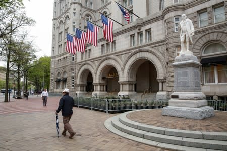FILE PHOTO: A general view of the Trump International Hotel seen in Washington