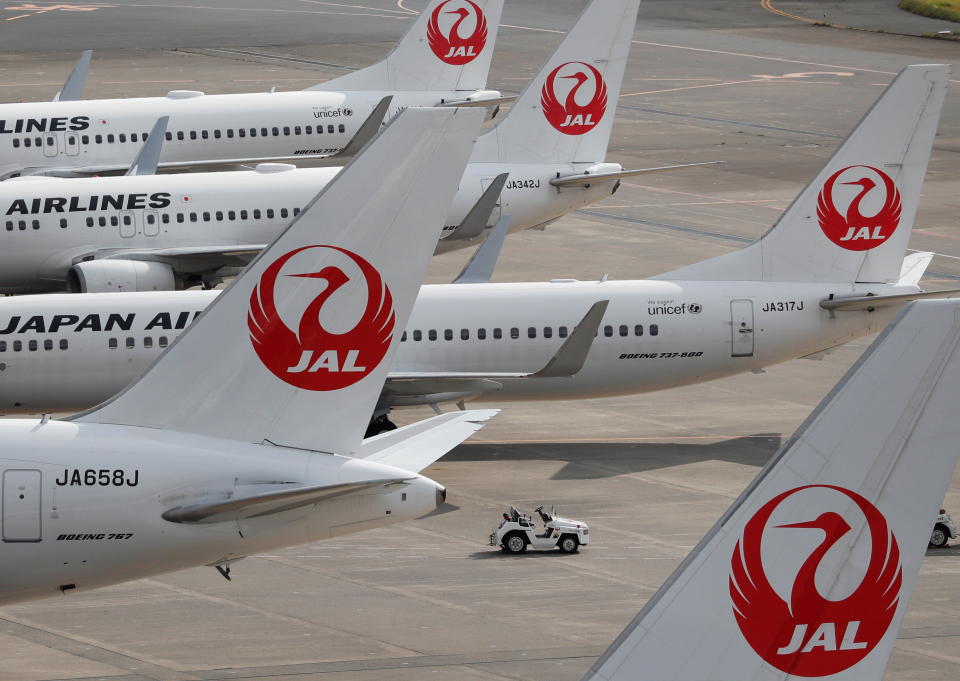 日本27日北風強勁，到了下午3時，因受強風影響，日本航空公司（Japan Airlines）已取消東京羽田機場起降的48個國內線航班。（路透社資料照）