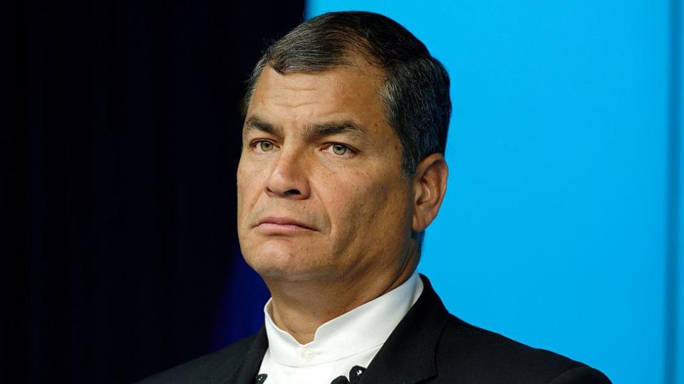 Rafael Correa, expresidente de Ecuador.