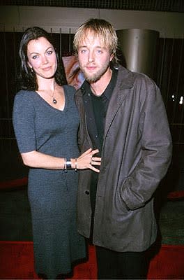 Joshua Leonard with a gal at the Egyptian Theatre premiere of Artisan's Requiem For A Dream