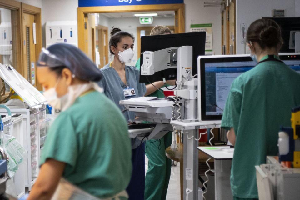 Members of the Royal College of Nursing (RCN) in England, Wales and Northern Ireland are set to take industrial action on December 15 and 20 after voting in favour in a ballot (PA Wire)