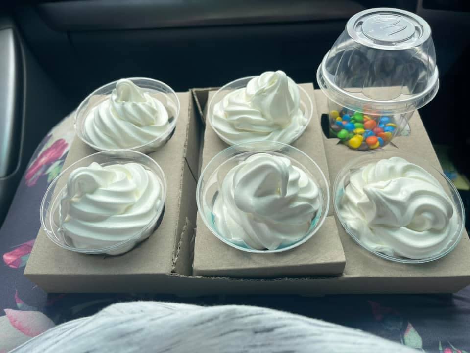 A savvy mum's genius $5 McDonalds McFlurry hack has been hailed a 'game changer'. Photo: Facebook (supplied).