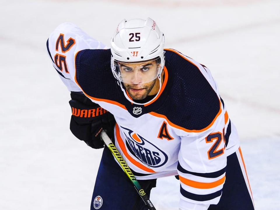 Edmonton Oilers defenceman Darnell Nurse has partnered with Free Play for Kids, an Edmonton organization that helps the city’s marginalized children get involved in sports.  (Derek Leung/Getty Images - image credit)