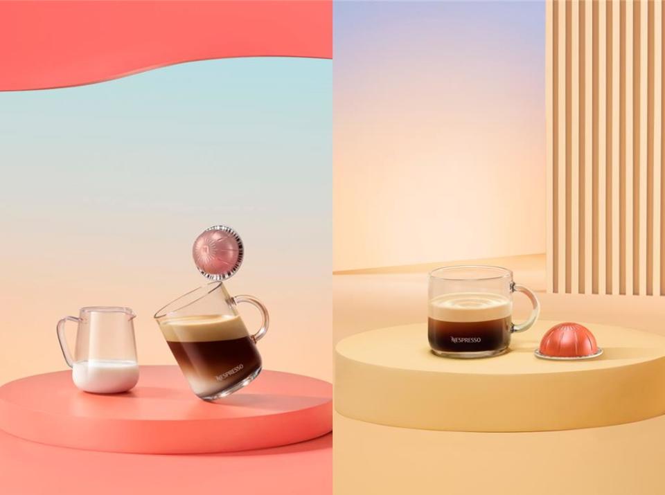 用能量咖啡滿足晨型人的醒腦時刻！Nespresso推出「活力維他」、「元氣人參」咖啡。圖／Nespress提供