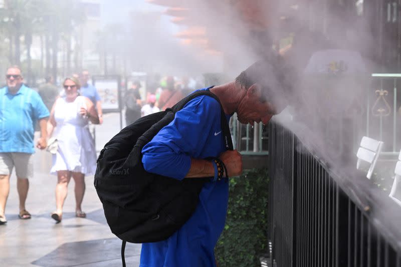 Excessive heat warning in Las Vegas