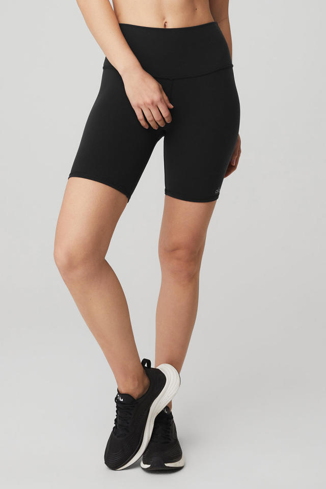 Fabletics Women's High-Waisted Ultra Luxe Ruffle Legging, Workout, Yoga,  Polyester, Elastane, XXS, Black at  Women's Clothing store