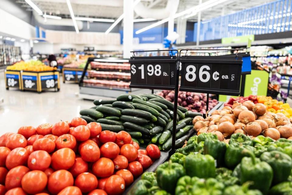 Walmart, which has dominated the Charlotte region by market share for five years, has been renovating some stores, including 3209 Pineville-Matthews Road. On Wednesday, March 27, 2024, the store unveiled expanded groceries including fresh produce.