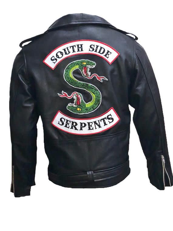 3) Riverdale Southside Serpents Gang Leather Jacket