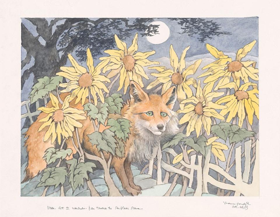 <div class="inline-image__caption"><p>Maurice Sendak (1928-2012), The Edge of the Forest,interlude between Act II, scenes 2 and 3, for PBSbroadcast (The Cunning Little Vixen), 1983, watercolorand graphite pencil on paper.</p></div> <div class="inline-image__credit">The Morgan Library & Museum</div>