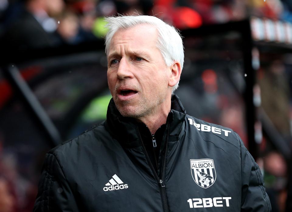 Alan Pardew has had little impact since taking over at West Brom